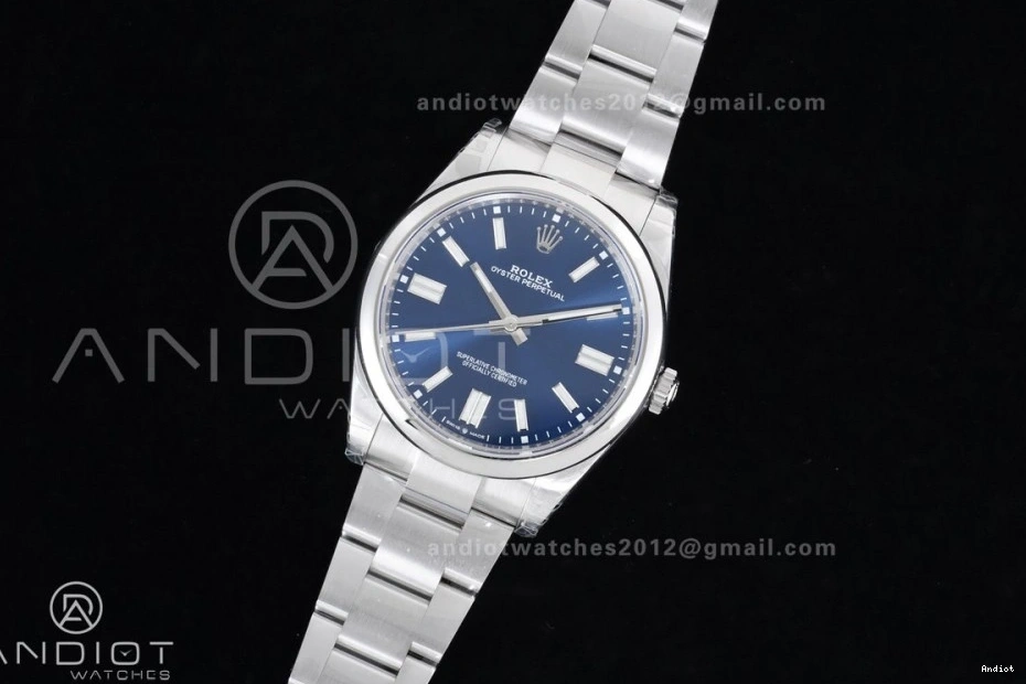 VSF Edition Oyster V2 124300 41mm DD3230 904L Dial Perpetual Blue Steel 1:1 Best 0219